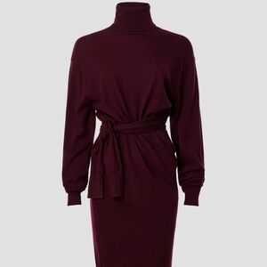 Vanessa Bruno, Batilda Dress in Burgundy, Size S